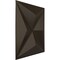 Ekena Millwork 19 5/8in. W x 19 5/8in. H Haven EnduraWall Decorative 3D Wall Panel Covers 2.67 Sq. Ft. WP20X20HVCDB - alternate 3